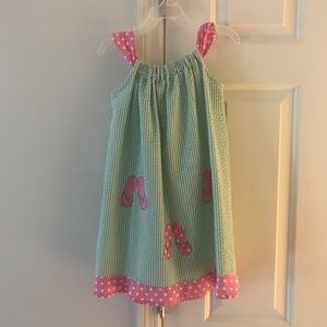 Funtasia Flip Flop Seersucker Dress